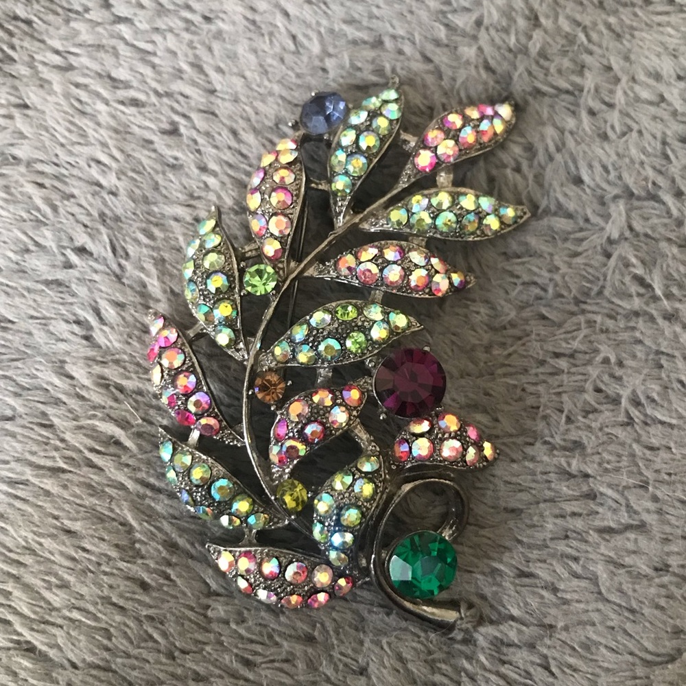 Rhinestone Brooch